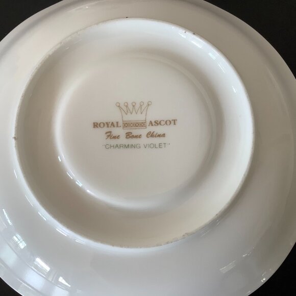 Tea Cup & Saucer Set of two. Fine Bone China Floral Royal Ascot - Picture 9 of 9